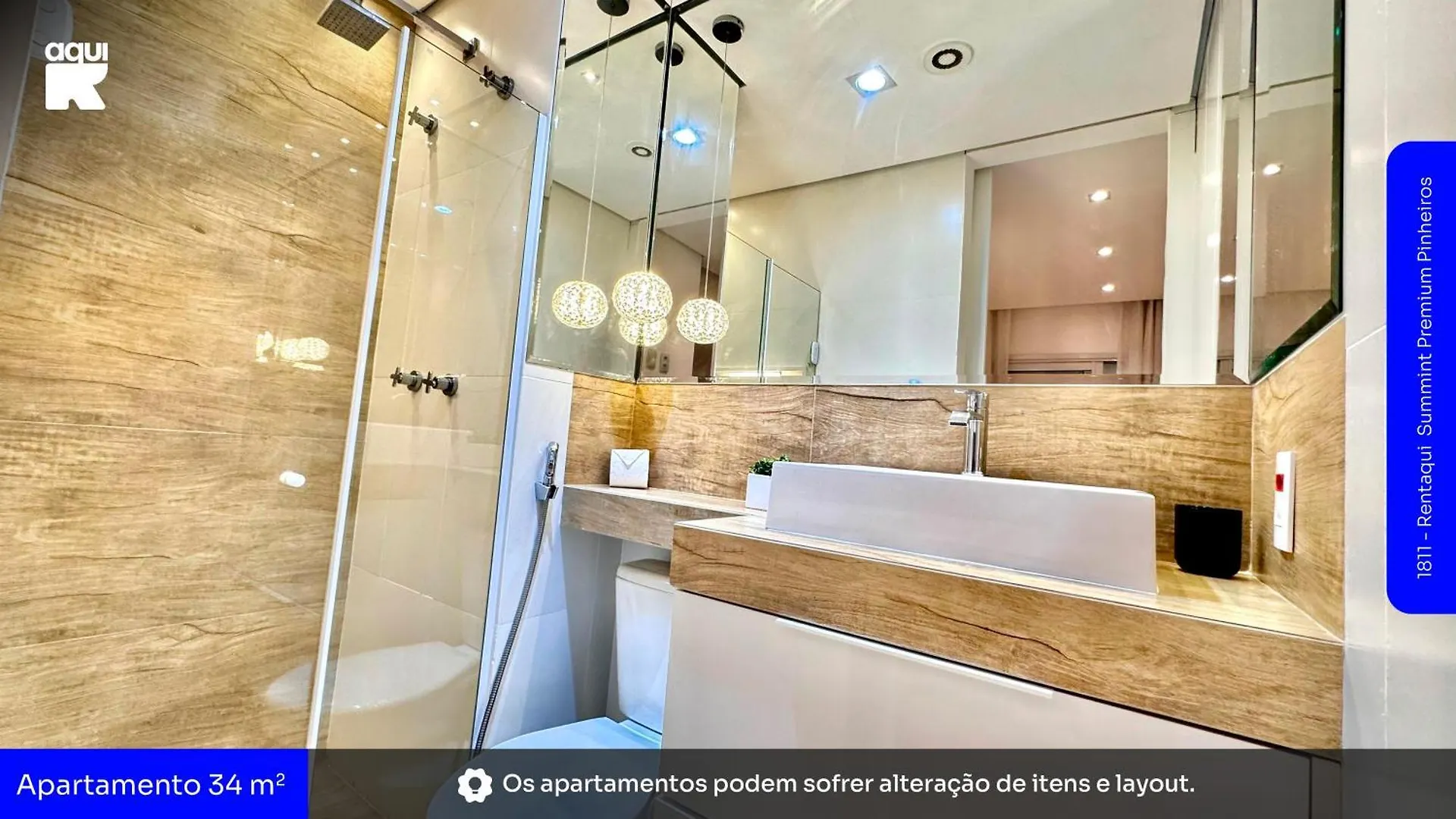 1811 - Rentaqui Summint Premium Pinheiros Lejlighed São Paulo
