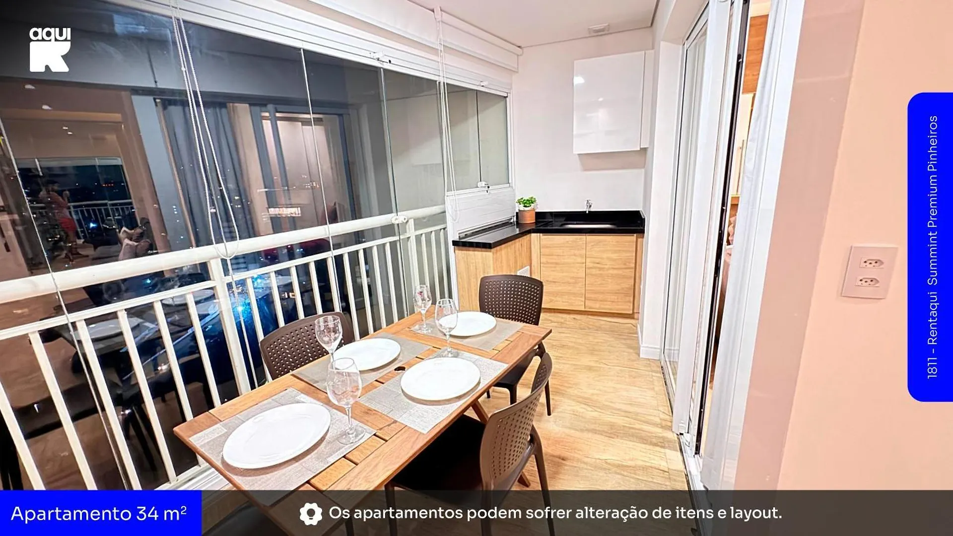 1811 - Rentaqui Summint Premium Pinheiros Lejlighed São Paulo Brasilien