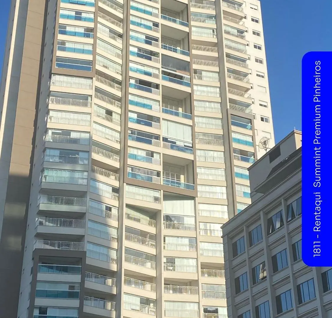 1811 - Rentaqui Summint Premium Pinheiros Lejlighed São Paulo