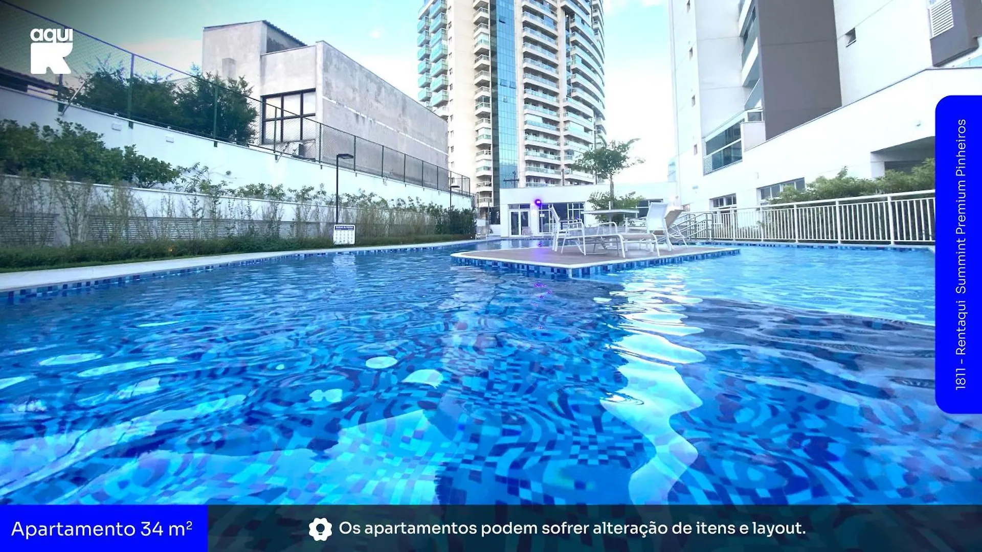 1811 - Rentaqui Summint Premium Pinheiros Lejlighed São Paulo
